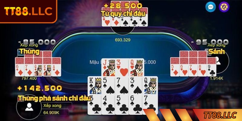 Mậu Binh TT88 được yêu thích, mang lại trải nghiệm hấp dẫn