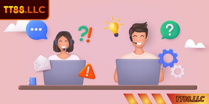 Đội ngũ hỗ trợ khách hàng tại TT88 luôn sẵn sàng phục vụ 24/7